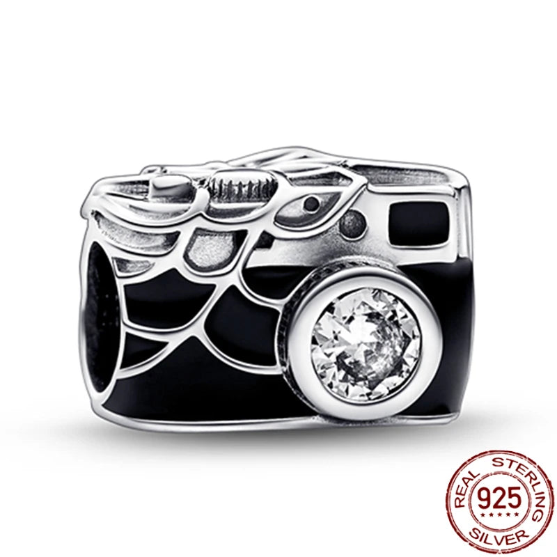 MINISO Marvel 925 Sterling Silver Charms Deadpool Wolverine Beads for Bracelet DIY Jewelry