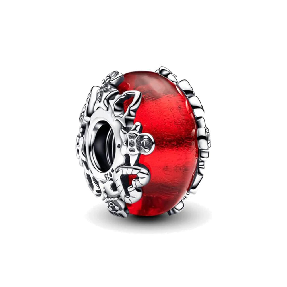 Sparkling Christmas Butterfly Bell Moon Charms | 925 Silver Beads Fit Original Pan Bracelet | DIY Women Jewelry New Year Gift