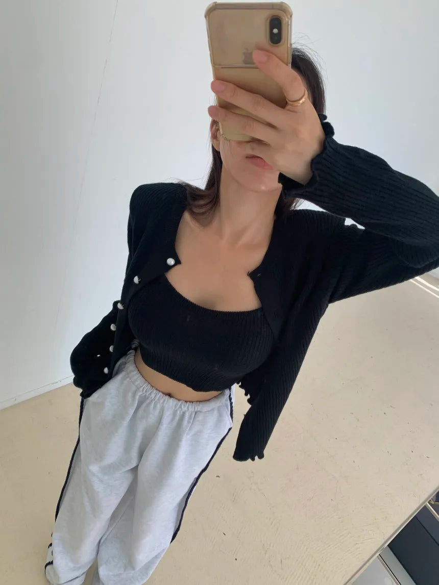 Chic Autumn Winter Loose Casual Pants – Color Block Side Stripe Floral Women Sweatpants Long Trousers