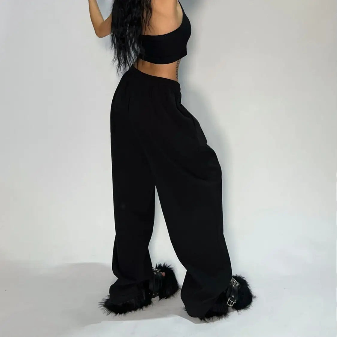 Y2K Camouflage Casual Pants – Embroidered Camo Tactical Jogging Drawstring Sweatpants for Men & Women