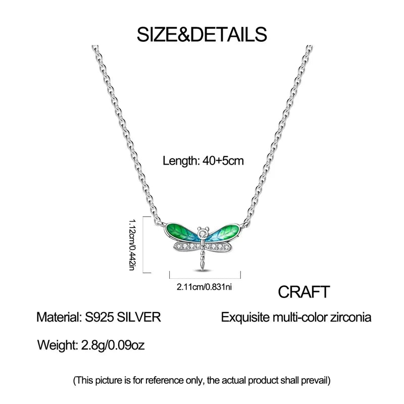 2025 New 925 Sterling Silver Heart & Butterfly Zircon Necklace | Women’s Simple Elegant Jewelry Gift for Anniversary & Birthday