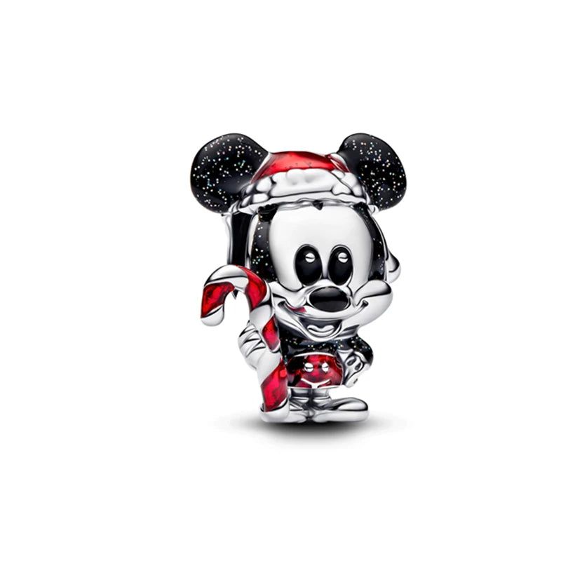 New Miniso 925 Sterling Silver Minnie Mickey Donald Duck Charm Beads | Fit Original Bracelet Necklace DIY Jewelry Gift for Women