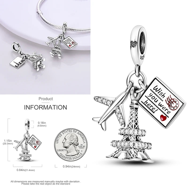 2025 Hot Elk, Dinosaur & Firefly Luminous Dangle Charm Beads | 925 Sterling Silver DIY Bracelet