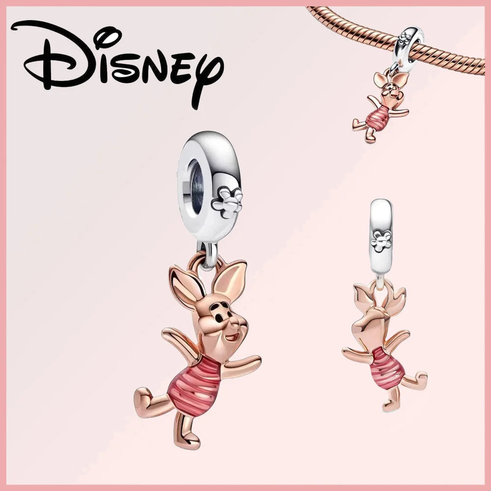 Disney Deadpool Stitch Minnie Winnie 925 Sterling Silver Dangle Charms – Fit Original Bracelet