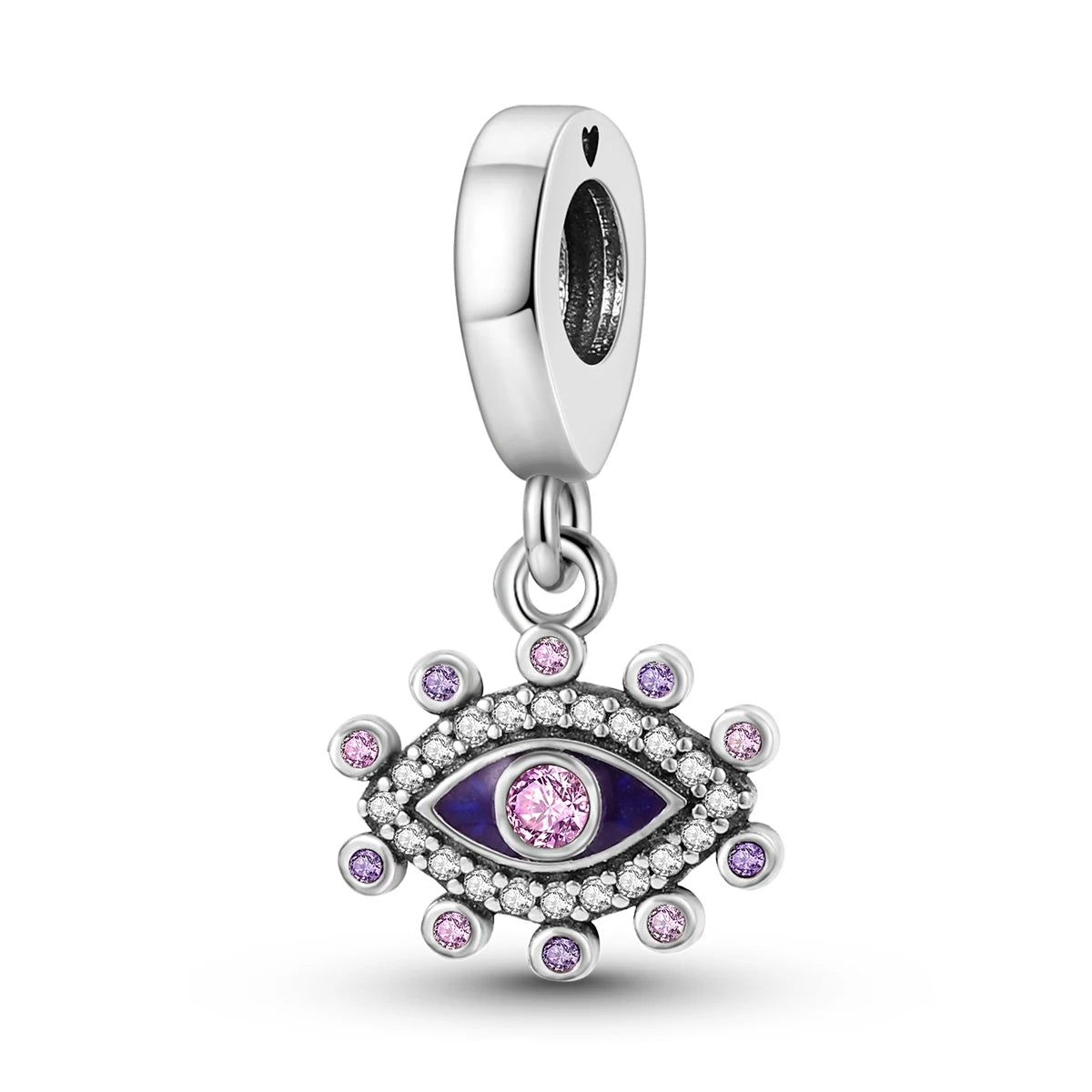 S925 Silver Heart Love Mom Infinity Charm | Dangle Bead Fit Bracelet Jewelry Mother’s Day Gift