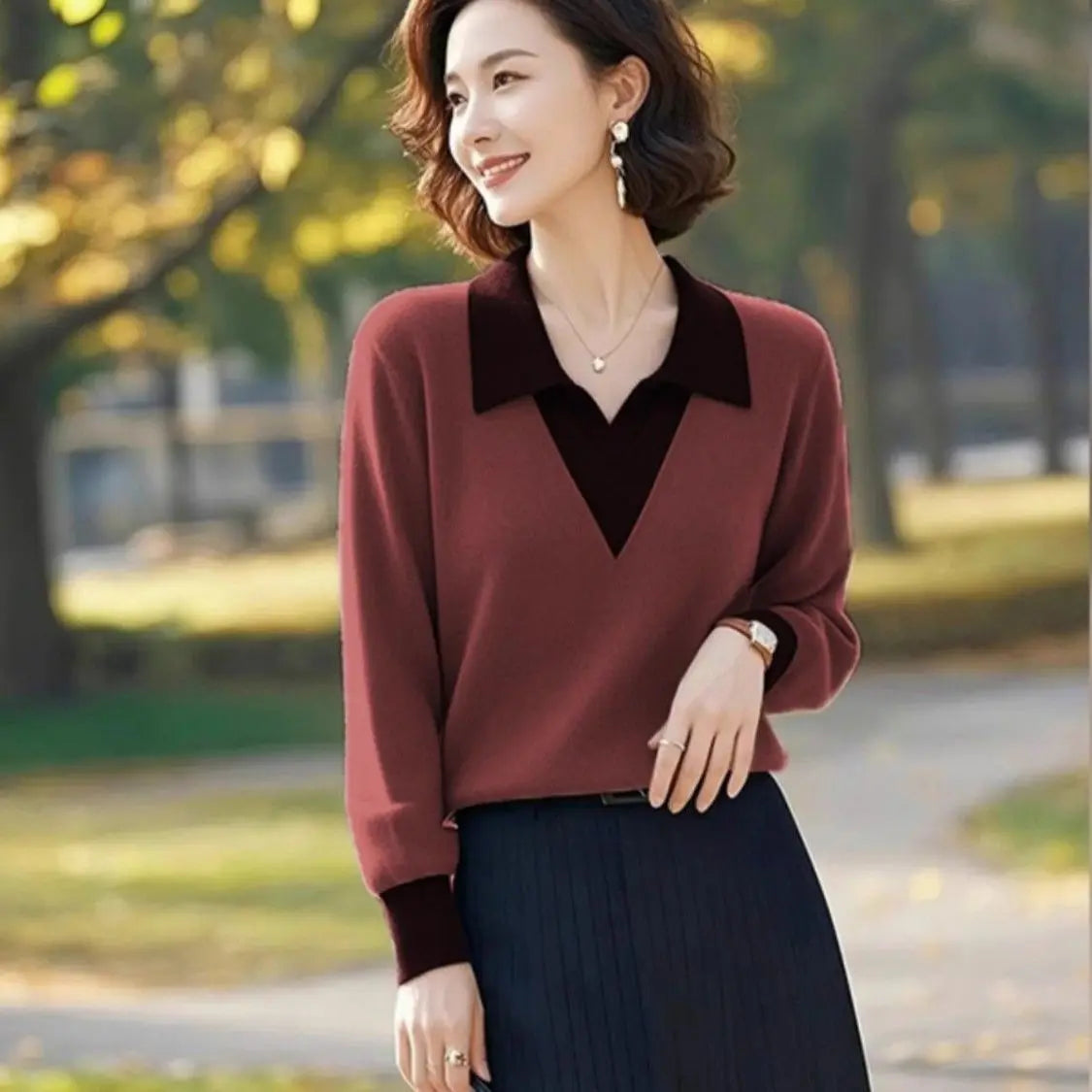 Women’s Thin Knit Cardigan Sweater | Autumn Casual Outerwear & Streetwear Jacket