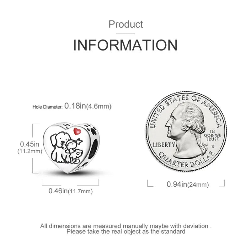 925 Sterling Silver Colorful Luminous Charms | Shell Turtle Star Beads