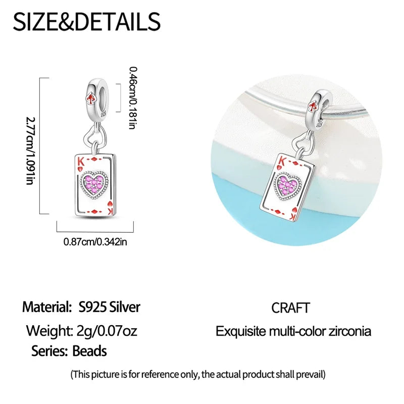 100% 925 Sterling Silver Heart Family Charms with Pumpkin & Pave Zircon Pendant – Fits Original Bracelet DIY Jewelry Gifts