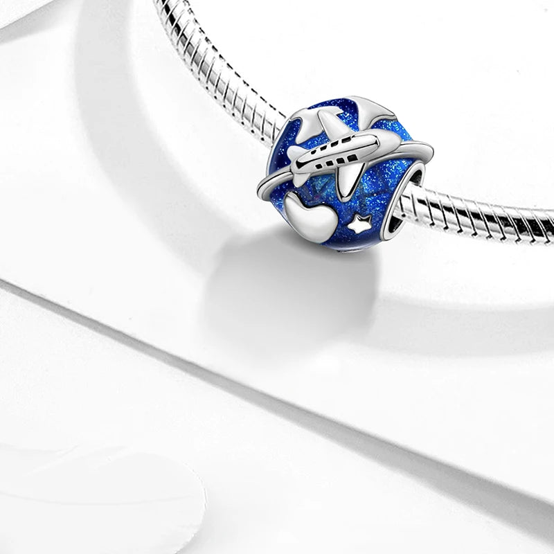 925 Sterling Silver Turtle Dolphin Series Charms | Ocean Beads Fit DIY Bracelet Necklace Women Jewelry Gift