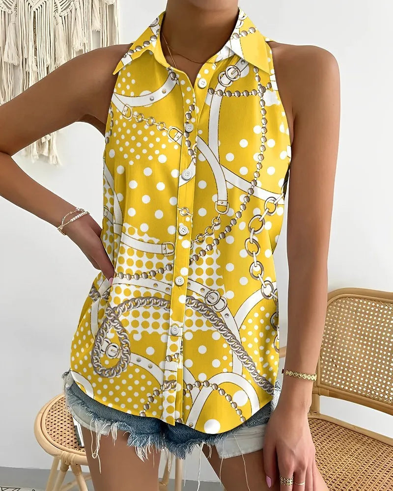 Women Elegant Chiffon Blouse 🌿 Spring Summer Casual V-Neck Loose Top ✨