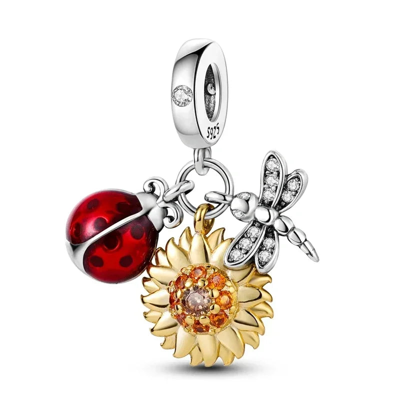 2025 Hot Sale 925 Sterling Silver CZ Pave Mother’s Embrace Dangle Charm | Fit Original Pandora Bracelet DIY Jewelry