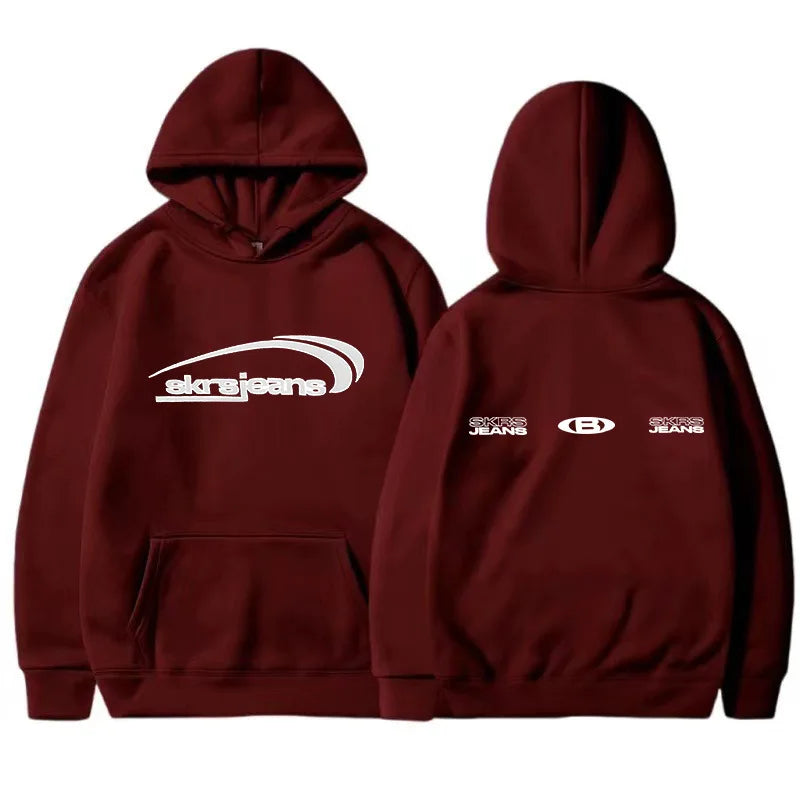 Women’s Plus Size Hooded Sweatshirt | Solid Color Letter Print Plush Long Sleeve Pullover | Casual Cozy Top