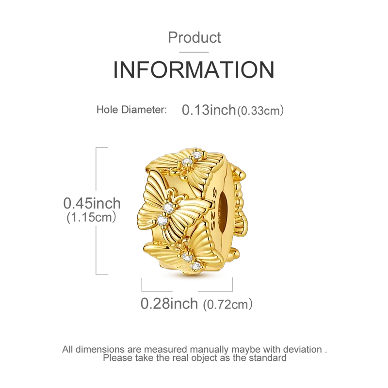 Gold Series Sun & Leopard Charm Beads – Original 925 Sterling Silver Inlaid Zircon DIY Pendants for Bracelet Jewelry Gifts