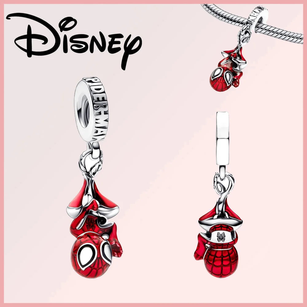 Disney Deadpool Stitch Minnie Winnie 925 Sterling Silver Dangle Charms – Fit Original Bracelet