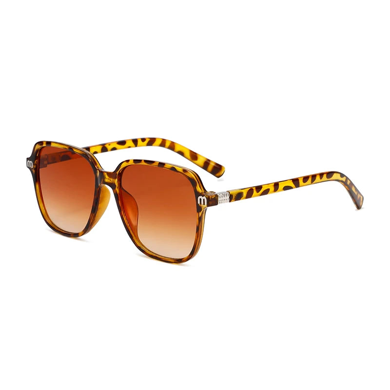 NEW Brand Sunglasses – Women’s Square Classic Large Frame & Men’s Rectangular Retro Sun Glasses | Letter Design UV400