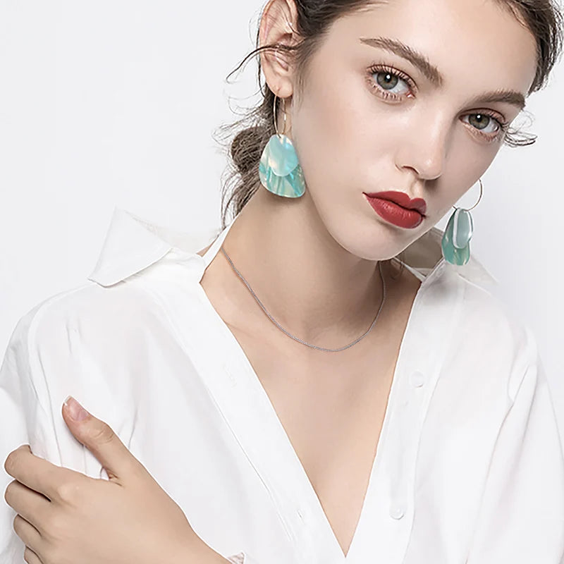 ORSA JEWELS Genuine 925 Sterling Silver Chopin Chain Necklace | Minimalist Unisex Chain 40–60cm SC53