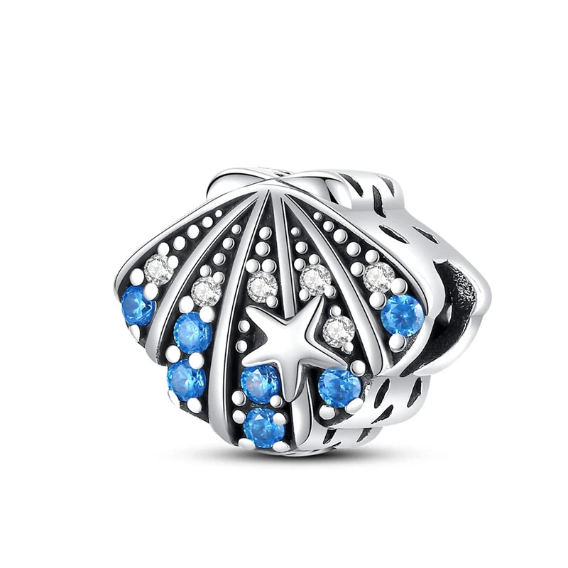 Orstarry 925 Sterling Silver Mermaid Cartoon Charm | Original Pendant Beads Fit Pandora Bracelet DIY Fine Jewelry Gift