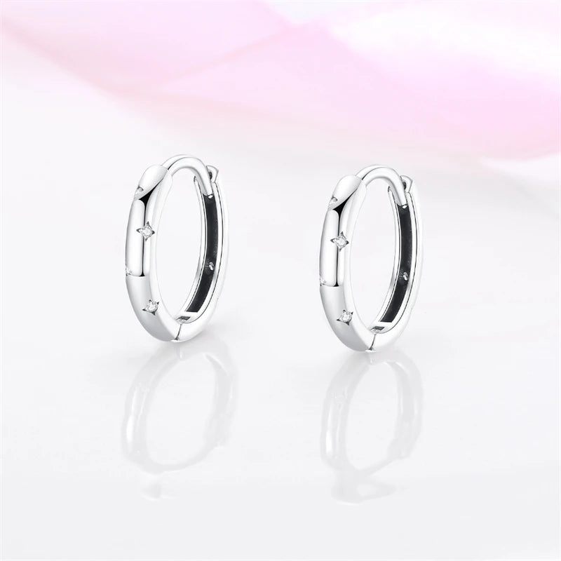 925 Sterling Silver Glowing Starfish & Shell Earrings | Fashion Jewelry for Women