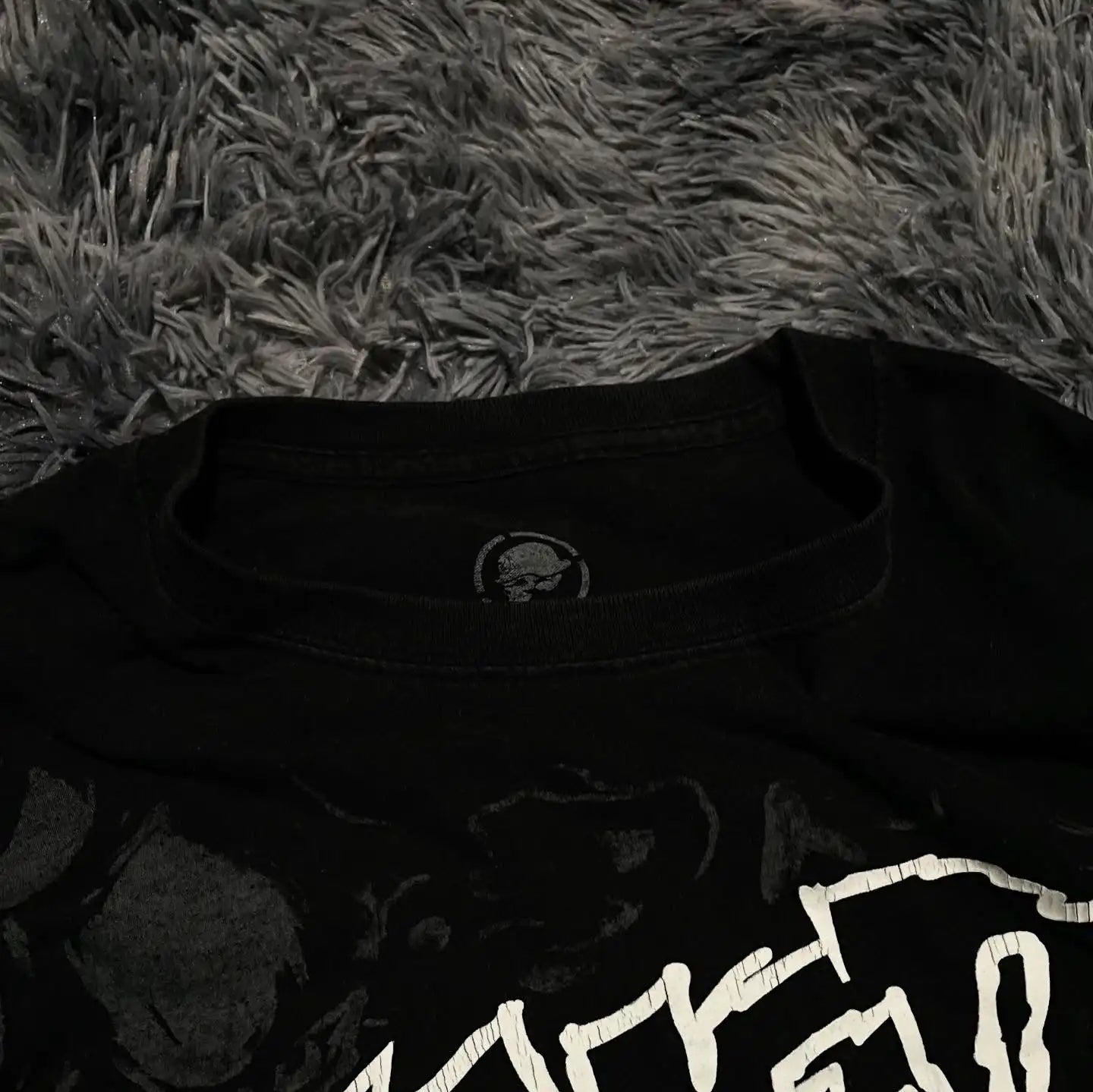 Vintage Avirex Black Short Sleeve T-Shirt | Rhinestone Double-Sided Print Retro Streetwear Top