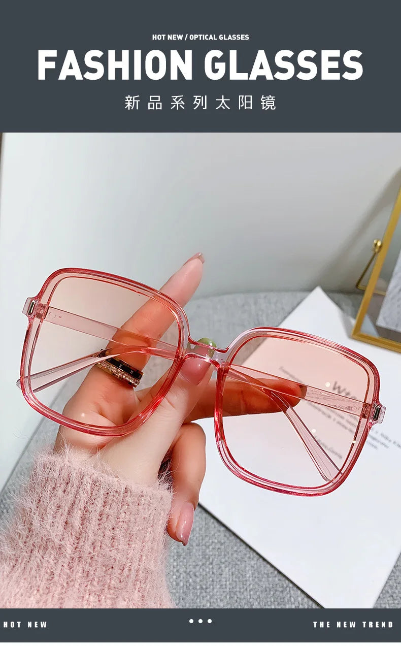 New Oversized Rectangle Sunglasses – Women’s Fashion Square Sun Glasses & Men’s Classic Vintage Eyewear | UV400 Oculos De Sol