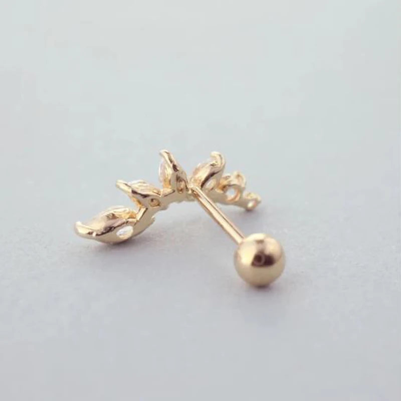 Aide 925 Sterling Silver Geometric Multi Piercing Stud Earrings for Women – K Gold Tassel Elegant Jewelry Gift