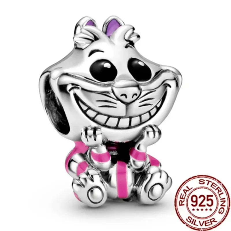 S925 Sterling Silver Disney Spider-Man Charm Bead | Fit Original Pandora Bracelet Women’s Birthday Jewelry Gift