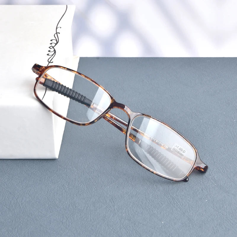 GUANHAO Unisex Reading Glasses 👓 Clear TR90 Frame – Presbyopia 1.0