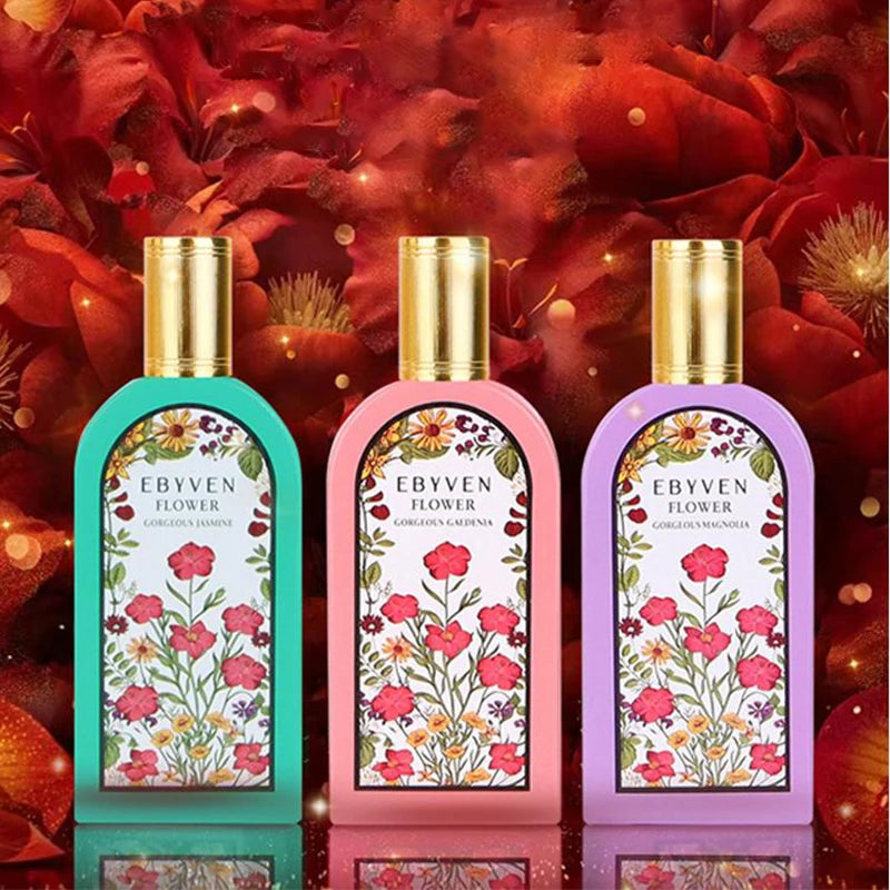 Women's Floral Perfume – Jasmine Gardenia Magnolia Eau de Toilette 50ml | Fresh Natural Long-Lasting Dreamy Floral Fragrance