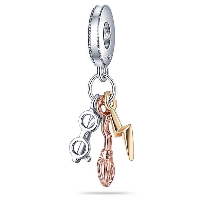 2024 Hot Sell Magician Series Pendant | 925 Sterling Silver Envelope & Owl Charm Beads for Bracelet