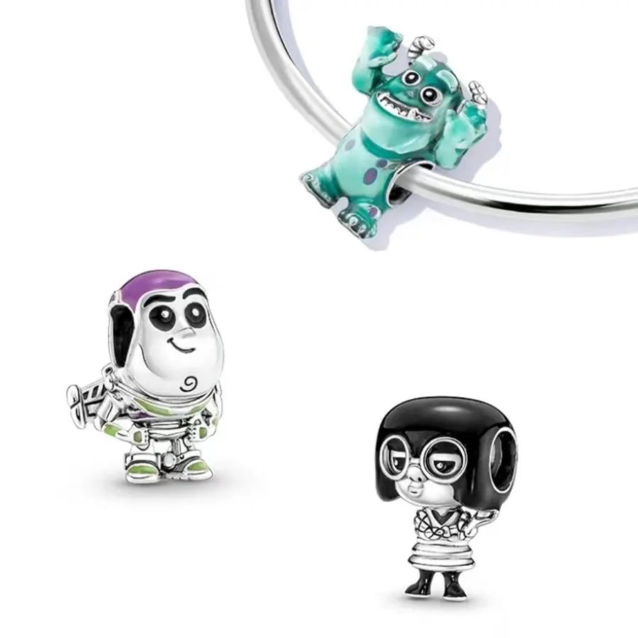 925 Silver 🕷️ Spider-Man Snake Bone Bracelet | Pandora Fit Jewelry Gift