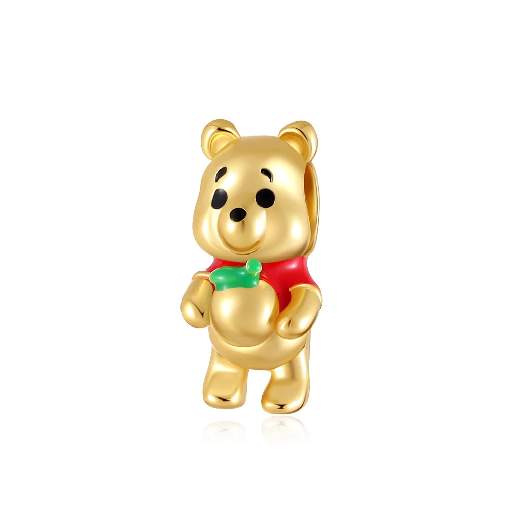 MINISO Disney 925 Sterling Silver Cheshire Cat & Remy Mouse Charms | Fit Original Bracelet Necklace Women Jewelry Gift