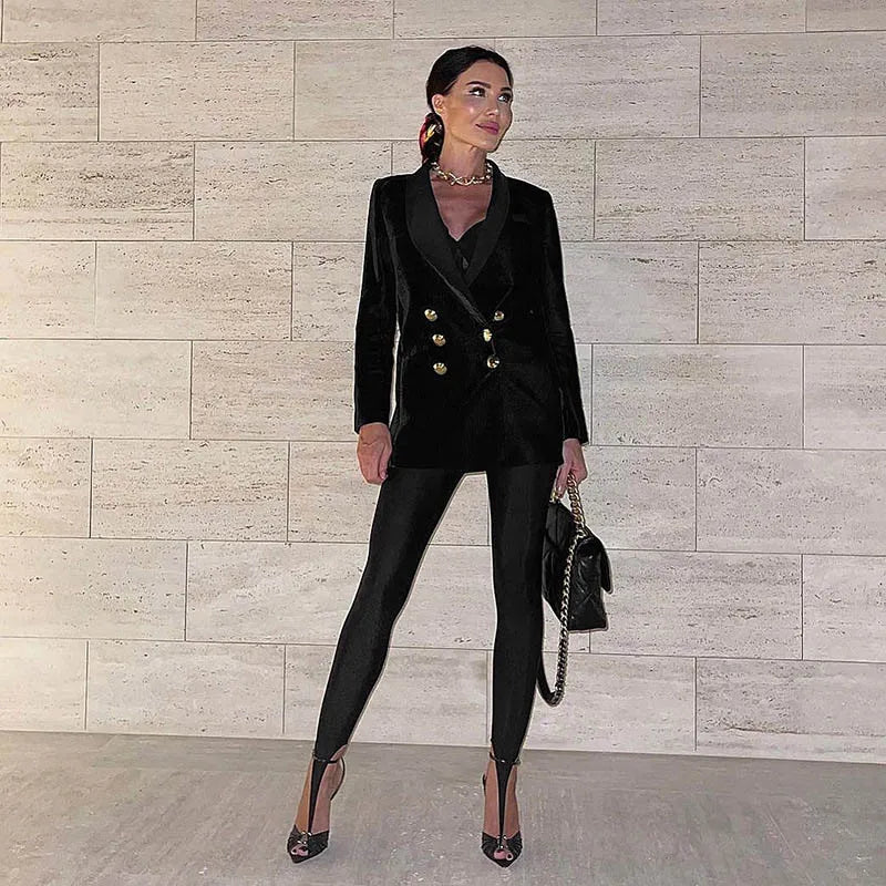 Women’s Black High Waist Skinny Pants | Y2K Glitter Winter Leggings 2024