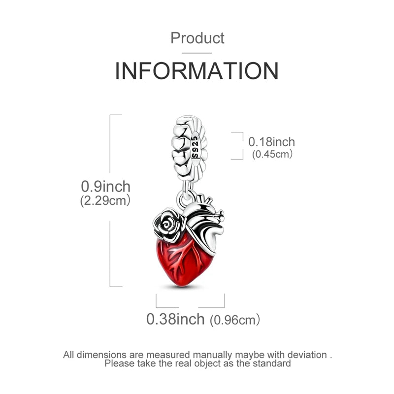 Doctor Nurse 925 Sterling Silver Charms Beads | Original Trendy Medical Pendant for DIY Bracelet Jewelry