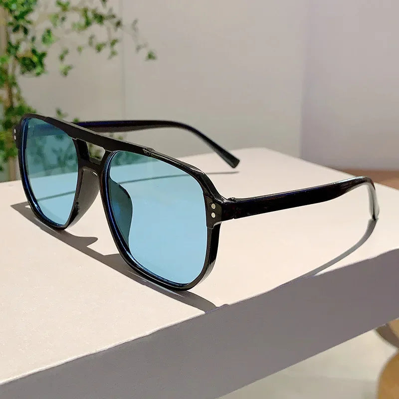 Retro Rectangle Sunglasses for Women – Brand Designer Vintage Small Frame Luxury Sun Glasses | Ladies Classic Black Square