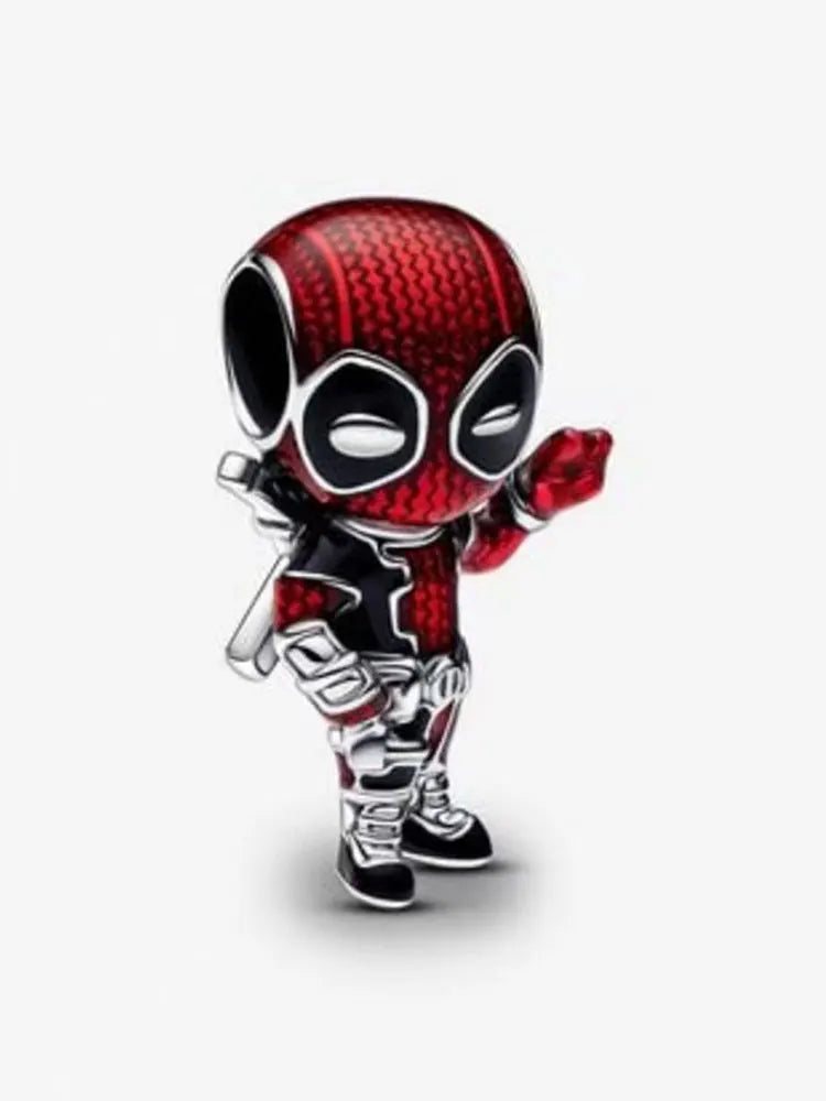 100% 925 Sterling Silver Disney Spider-Man Charm Bead | Fit Original Pandora Bracelet