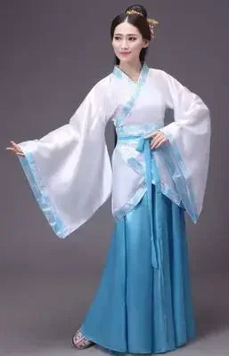Vintage Women’s Top & Skirt 2-Piece Set – Princess Hanfu Costume Cosplay Elegant Traditional Chinese Clothing 👘✨