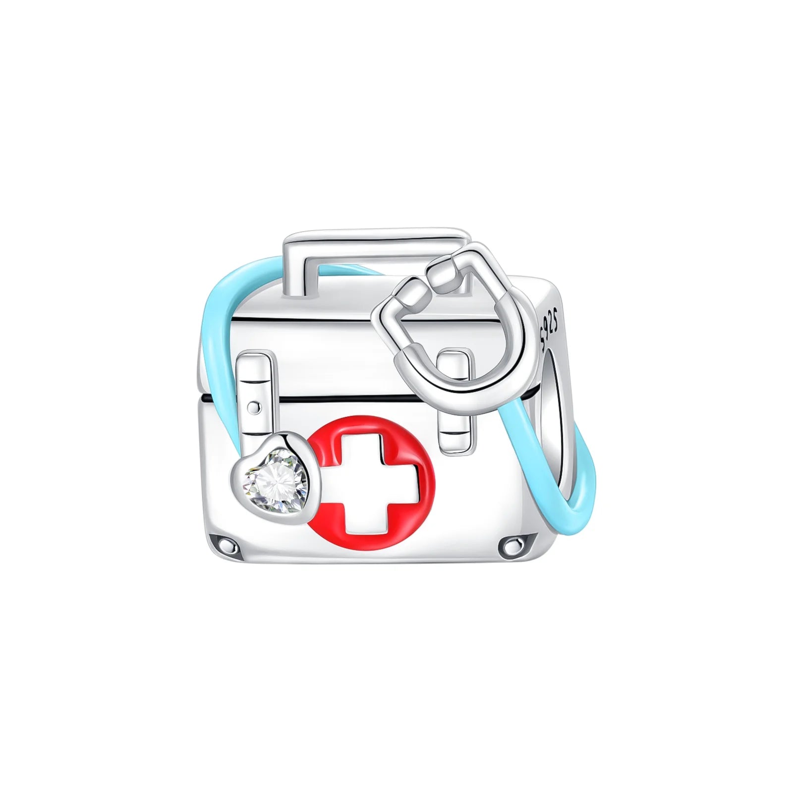 Original 925 Sterling Silver Charms | Bag, Earphone, Magic Cube, Watch & Games Console Beads for Bracelets & Necklaces