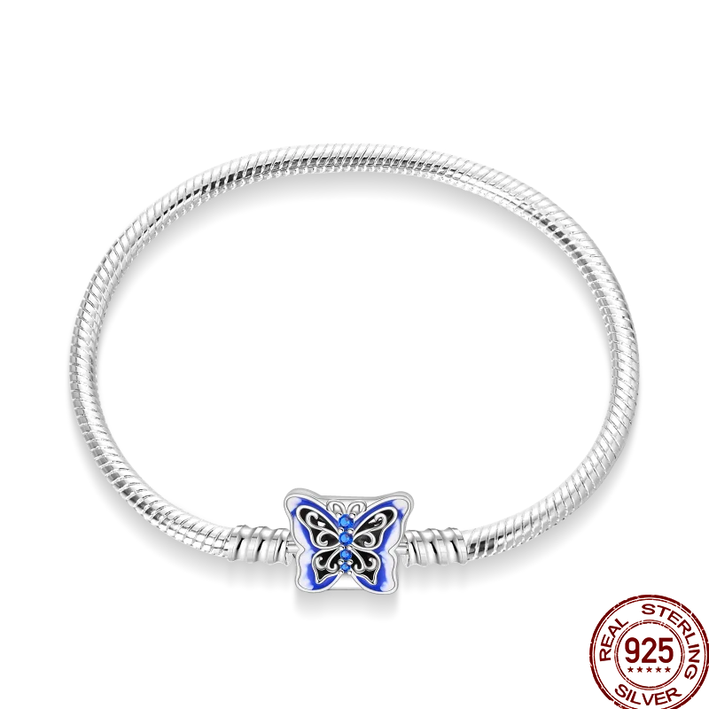 925 Sterling Silver Rainbow Leather Braided Bracelet | Eternal Love Stars & Moon Charm – DIY Women’s Beaded Jewelry Gift