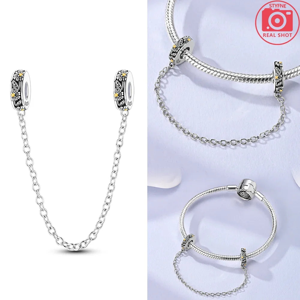 925 Sterling Silver Red Cherry Girl Polka Dot Matryoshka Charms | Bow Beads Fit Original Bracelet DIY Jewelry Gift for Women