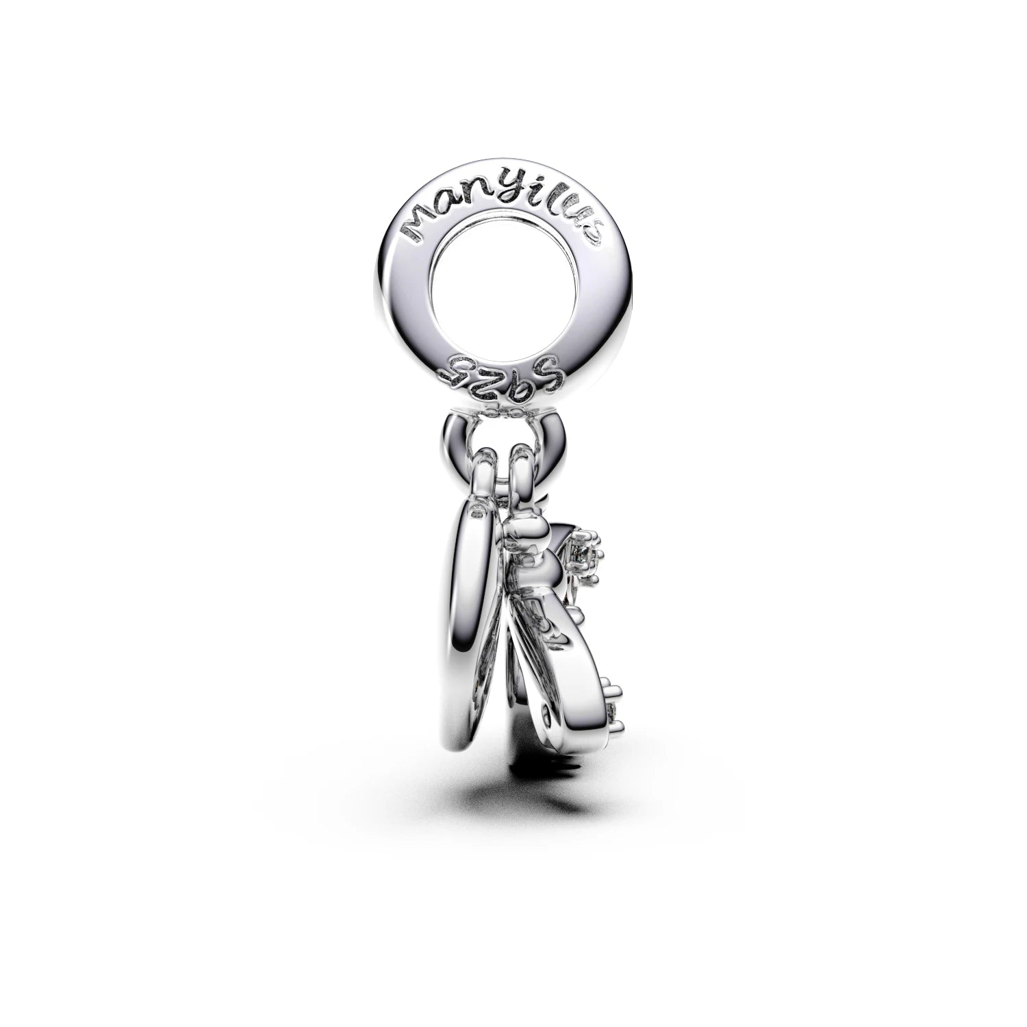 High-Quality 925 Sterling Silver Italian Charm & Pendant Bracelet – Women’s Fine Jewelry Accessory