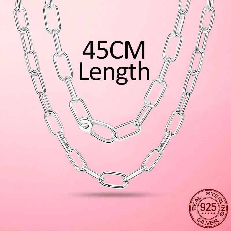 925 Sterling Silver Infinity Snake Chain Necklace – Luxury Women’s Choker & Elegant Jewelry Gift