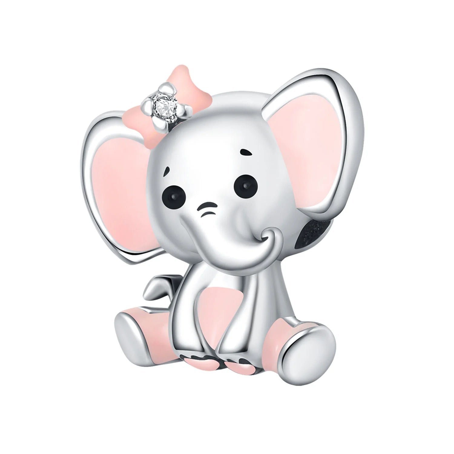 925 Sterling Silver Cute Panda & Penguin Charm Bead | Fun Animal Pendant for Women DIY Bracelet Jewelry Gift