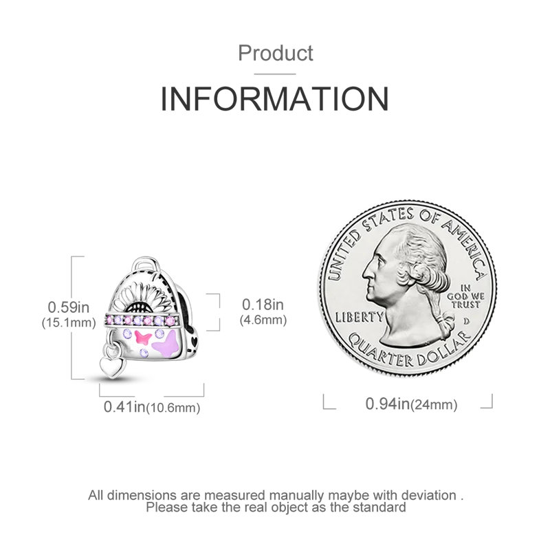 100% 925 Sterling Silver Dinosaur Frog Butterfly Charms Beads | Fit 4mm Bracelets DIY Anniversary Jewelry