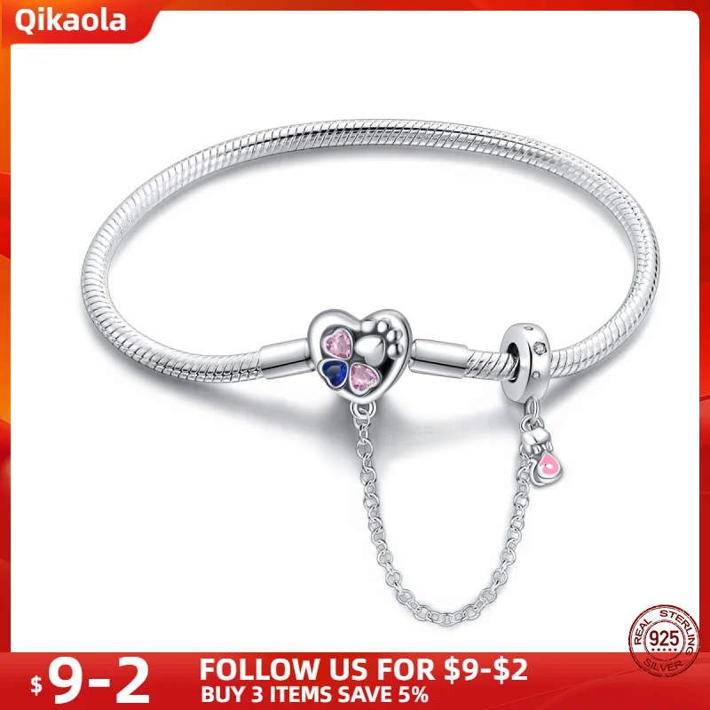 S925 Sterling Silver Snake Bone Chain Bracelet | Pandora Fit DIY Jewelry