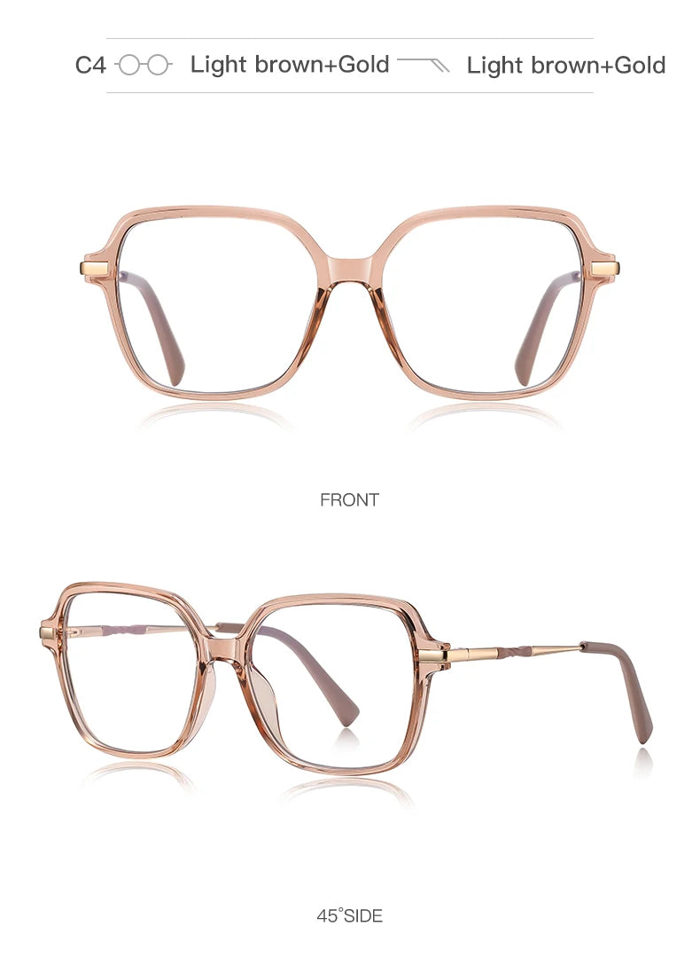 VICKY Square Frame Glasses 👓 Women’s Anti-Blue Light Prescription PFD2211