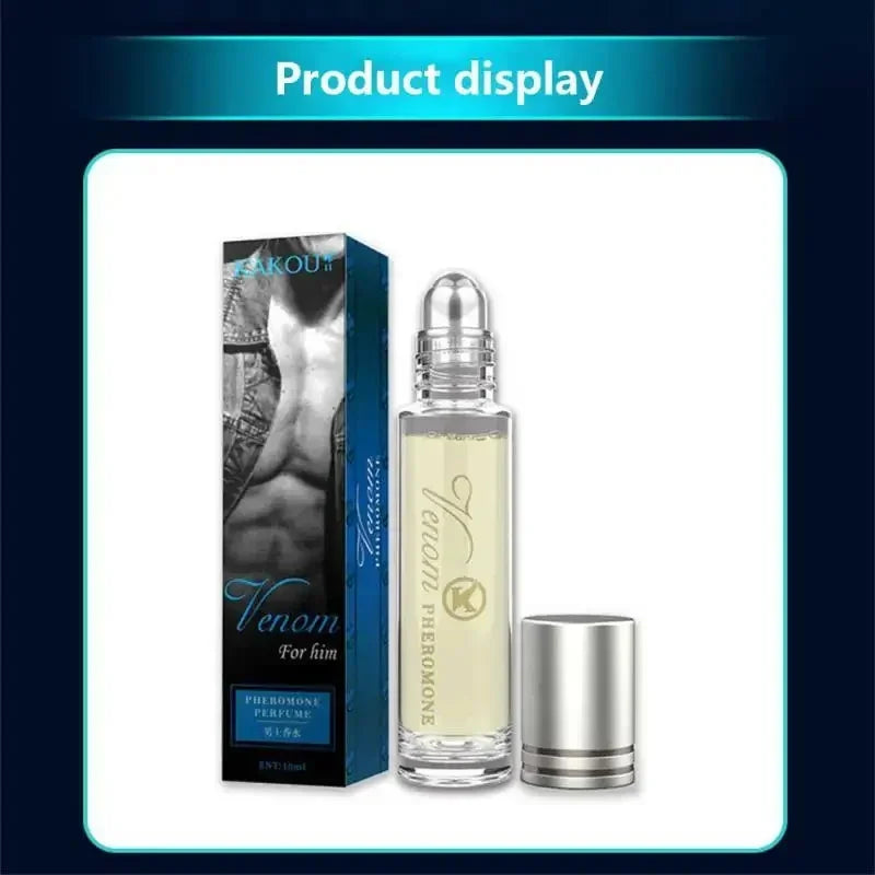 10ml Pheromone Perfume for Men & Women – Roll-On Essential Oil Fragrance, Long-Lasting Scent, Opposite Sex Attraction