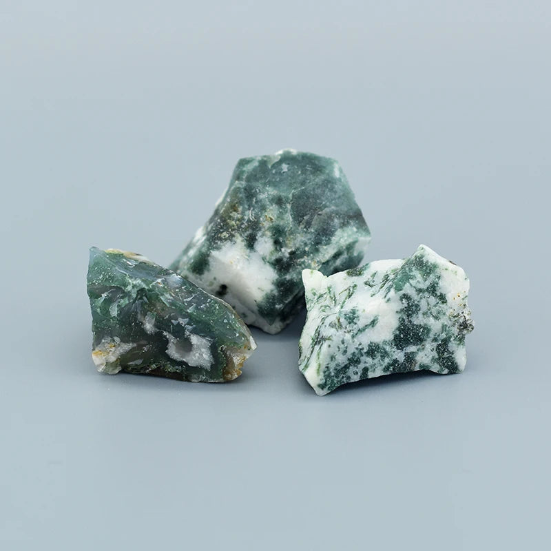 Natural Tree Pattern Agate Beaded Bracelet | Lapis Lazuli, Moss Agate & Jade Energy Healing Jewelry for Men & Women