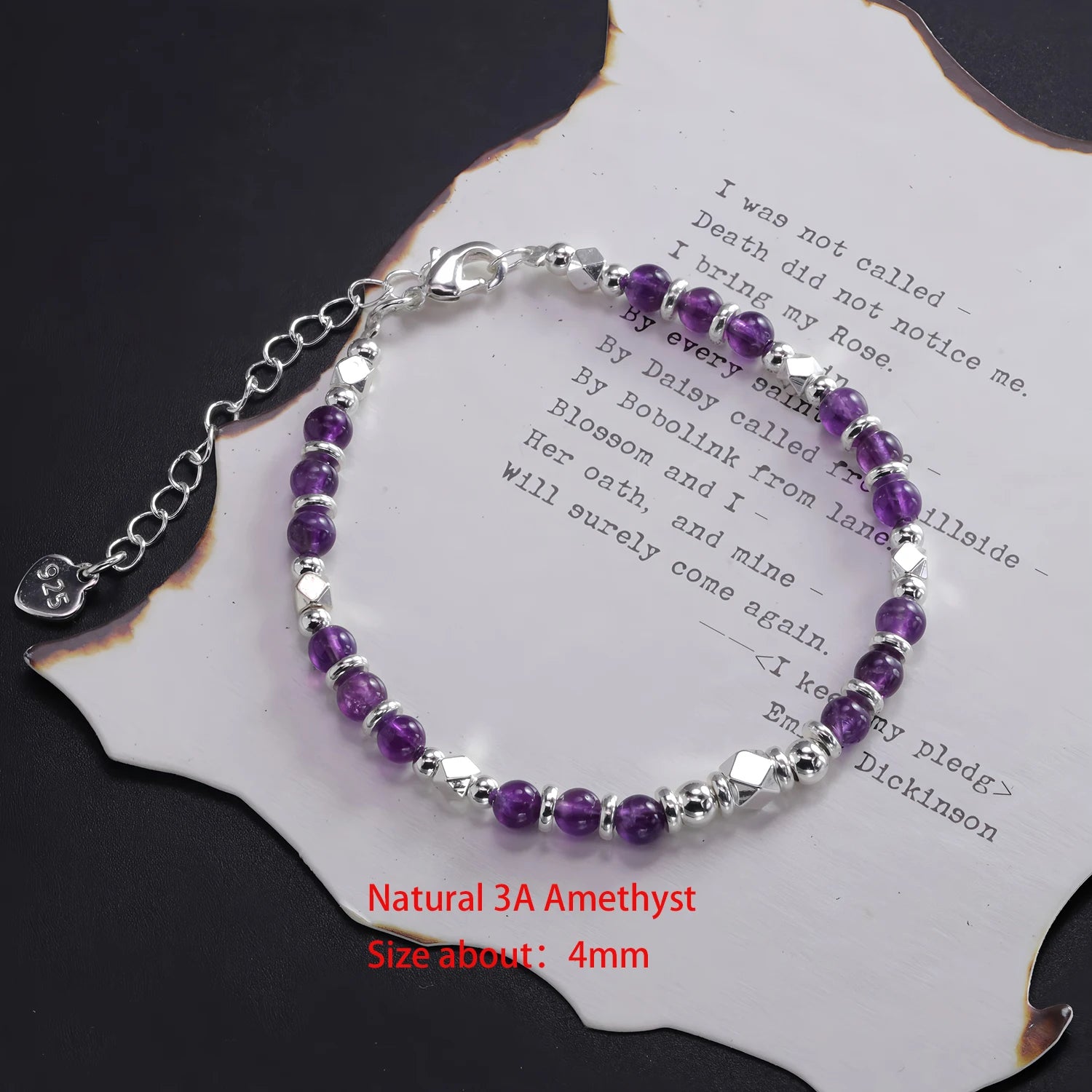 VENTFILLE 925 Sterling Silver Red Agate Bracelet | Flower Pendant Lucky Bead | Original Jewelry Gift for Women