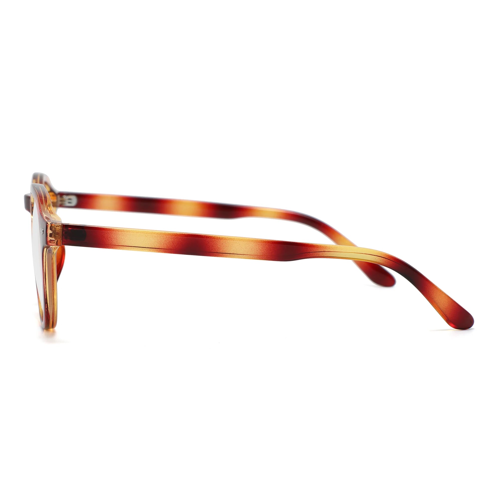 Fashion New Flat Mirror Sunglasses – Women High-End & Men Driving UV400 Metal Square Myopia Glasses