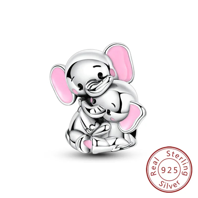 925 Sterling Silver Star, Moon & Watch Cube Charms | Original Beads Fit Bracelet & Pendant DIY Fine Jewelry Gift for Women